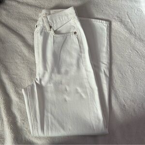Brand New With Tags American Eagle White Mom Jeans